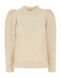 Свитер с объемными рукавами, нейтральный Isabel marant