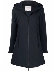 Пуховик с капюшоном, синий Woolrich