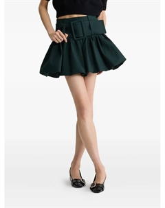 Юбка мини с поясом, серый Patou