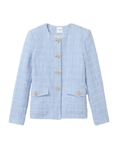 Фактурная куртка, синий St. john