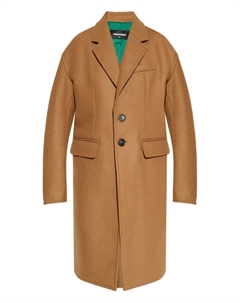 Пальто из смесовой шерсти с застежкой на пуговицы, нейтральный Dsquared2