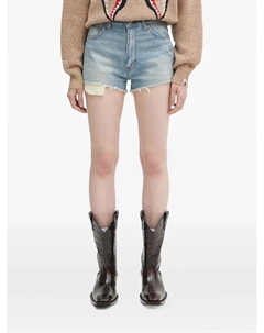 Джинсовые шорты Crystal Ape Head, синий A bathing ape®