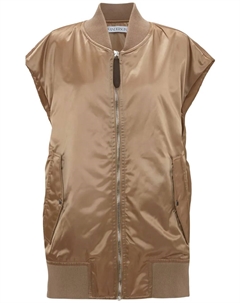 Атласный бомбер без рукавов, нейтральный Jw anderson