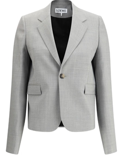 Шерстяной пиджак, серый Loewe