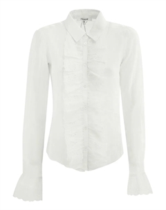 Рубашка с оборками, белый Frame