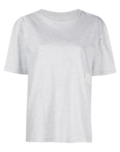 Футболка с логотипом, серый Alexander wang