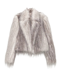 Куртка из искусственного меха, серый Giuseppe di morabito