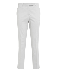 Брюки без защипов, серый Incotex