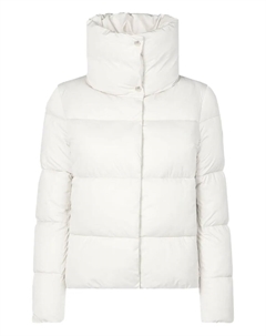 Стеганая куртка с высоким воротником, белый Save the duck