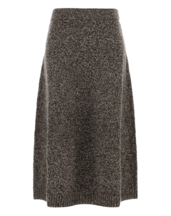 Юбка миди Piega, серый Weekend max mara