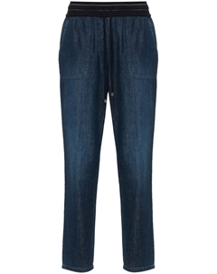 Зауженные джинсы с кулиской, синий Lorena antoniazzi