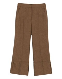 Брюки с манжетами, коричневый Theory