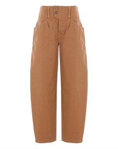 Брюки на пуговицах, коричневый Isabel marant