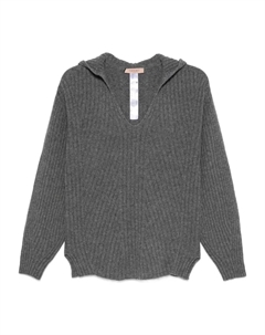 Джемпер в рубчик, серый Twinset