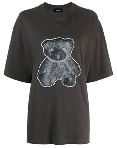 Футболка с принтом Necklace Teddy, серый We11done