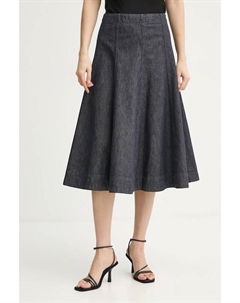 Джинсовая юбка, темно-синий Theory