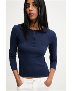 Лонгслив, темно-синий Answear lab