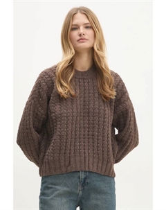 Свитер с добавлением шерсти, коричневый Answear lab