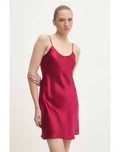 Шелковая ночная сорочка, красный Answear lab
