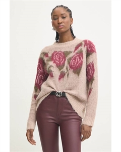 Свитер с шерстью, бежевый Answear lab