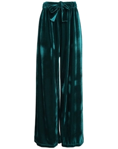 Бархатные брюки палаццо, зеленый Amir slama