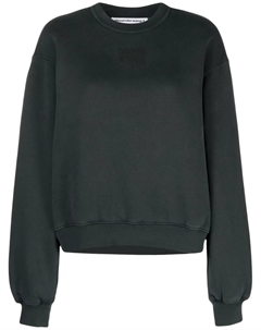 Толстовка с тисненым логотипом, серый Alexander wang