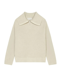 Свитер с воротником на молнии, нейтральный Marc o'polo