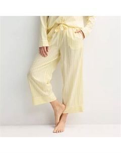 Женские тканые пижамные штаны, цвет yellow white stripe Sonoma goods for life