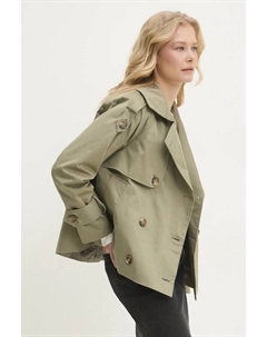 Короткий тренч, зеленый Answear lab