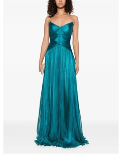 Платье макси Star с бантом, синий Iris serban