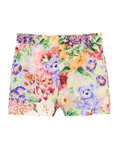 Шорты с принтом, зеленый Moschino