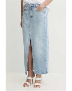 Джинсовая хлопковая юбка, синий Liu jo