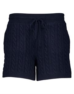 Шорты вязки интарсия, синий Miu miu