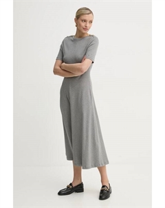 Хлопковое платье, серый Tommy hilfiger