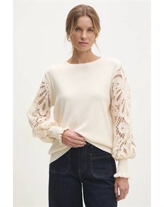 Свитер с добавлением шерсти, бежевый Answear lab