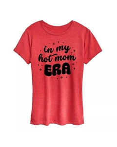 Футболка с принтом «Женщины в моей горячей мамочке», красный Unbranded