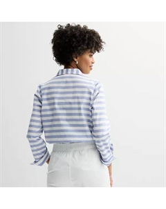 Женские классические шорты на пуговицах, цвет seattle navy Croft & barrow