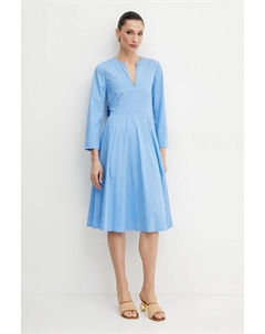 Хлопковое платье, синий Max&co