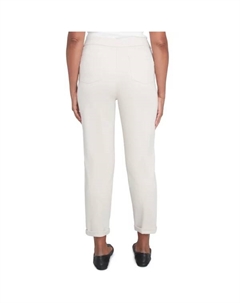 Женские брюки-понте с манжетами на щиколотке, цвет stone Alfred dunner