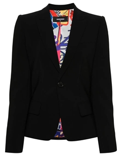 Однобортный блейзер 24/7, черный Dsquared2