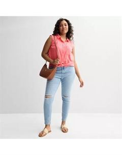 Молодежный топ без рукавов большого размера Modern Fit, цвет flower So