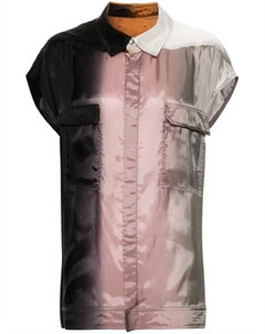 Рубашка 110D Lido с эффектом деграде, черный Rick owens