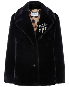 Шуба из искусственного меха, черный Philipp plein