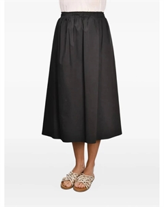 Юбка миди с эластичной талией, черный Gran sasso