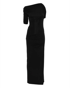 Платье макси The Drapeado, черный Jacquemus