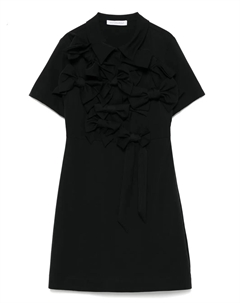 Платье мини с бантом, черный Viktor&rolf