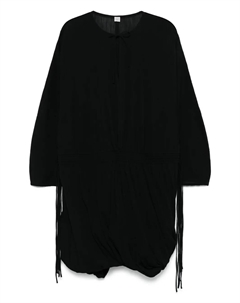 Платье с кулиской TOTEME, черный Toteme