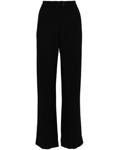 Прямые брюки со складками TOTEME, черный Toteme