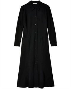 Шелковое платье-рубашка Myra, черный The row
