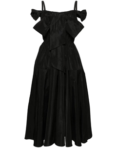 Платье миди с бантом, черный Patou